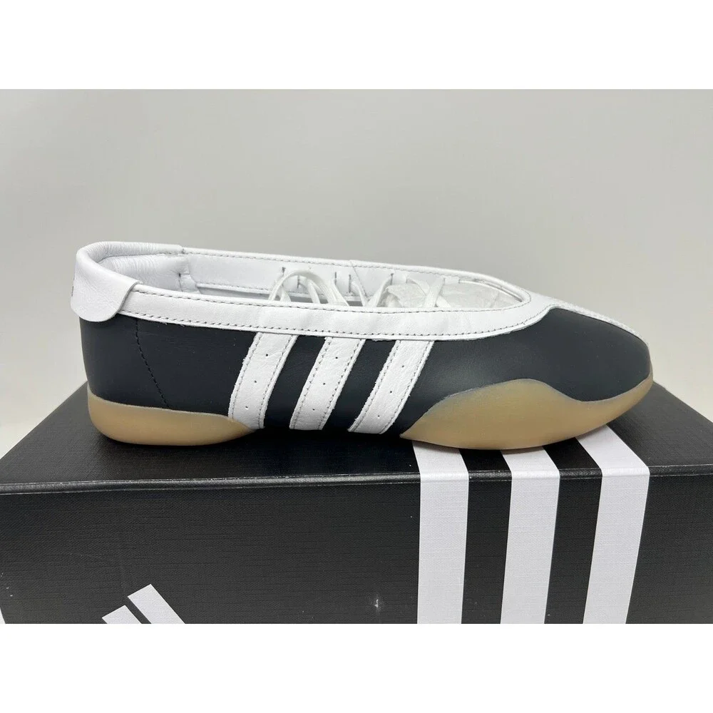 adidas Taekwondo Mei Ballet Black White Shoes Womens Size 8.5 JR7031 - Picture 2 of 9